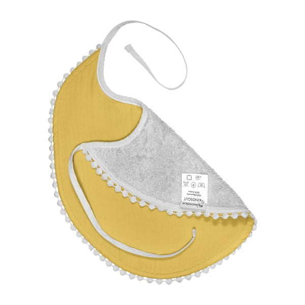 Bavețică din muselină Kindsgut London, galben-image-3