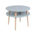 Măsuță de cafea Ragaba UFO ⌀ 57 cm, gri închis