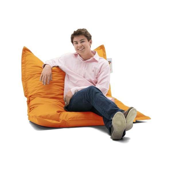 Beanbag pentru grădină portocaliu Mattress – Floriane Garden-image-1