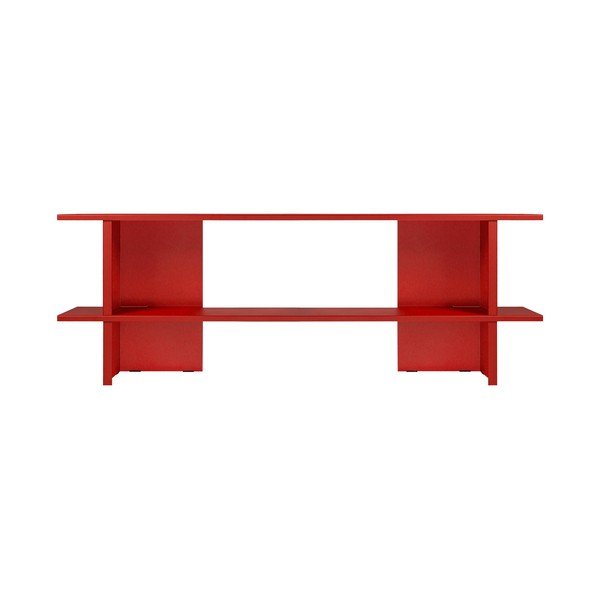 Etajeră roșie din metal 160x57x37 cm Hes – noo.ma-image-2