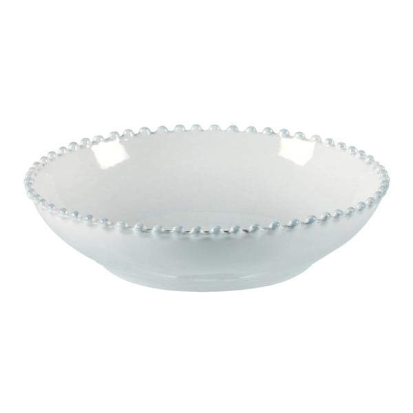 Bol din gresie ceramică Costa Nova Pearl, ⌀ 23 cm, alb