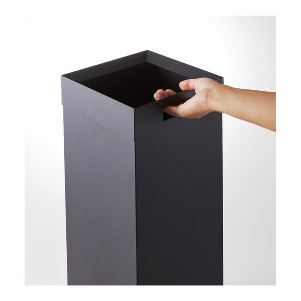 Coș de gunoi negru din metal 27 l Tall – YAMAZAKI-image-2