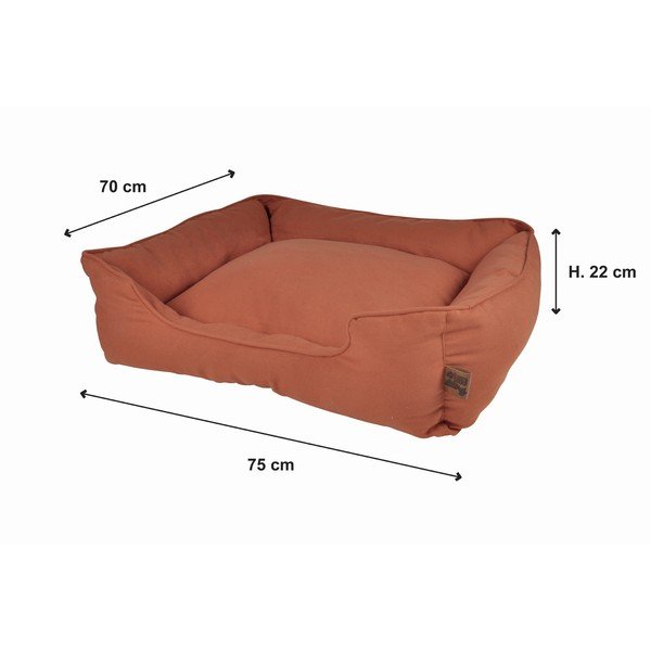 Pat pentru animale de companie portocaliu pentru câini 70x75 cm – Love Story-image-4