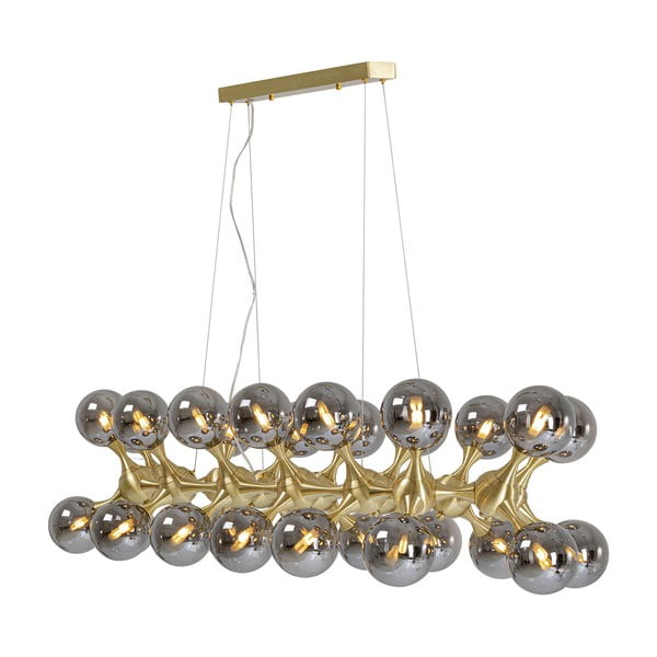 Lustră gri/aurie ø 12 cm Atomic – Kare Design-image-3