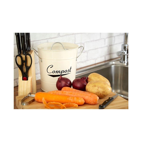 Coș pentru compost alb 3 l Coronet – Premier Housewares-image-1
