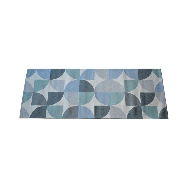 Traversă Floorita Seventy Blue, 60 x 140 cm, albastru - gri-image-2