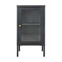 Vitrină neagră din metal 38x70 cm Dalby – House Nordic