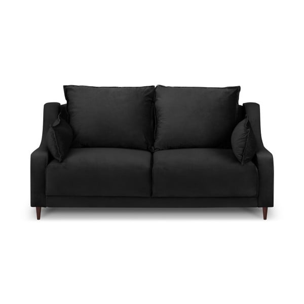 Canapea Mazzini Sofas Freesia, negru, 150 cm