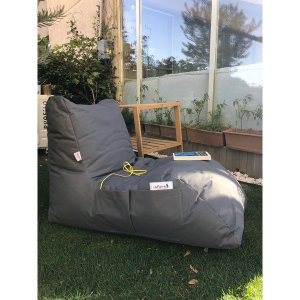 Beanbag pentru grădină gri Daybed – Floriane Garden-image-3