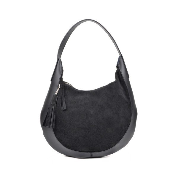 Geantă din piele Isabella Rhea Moon Nero, negru-image-4