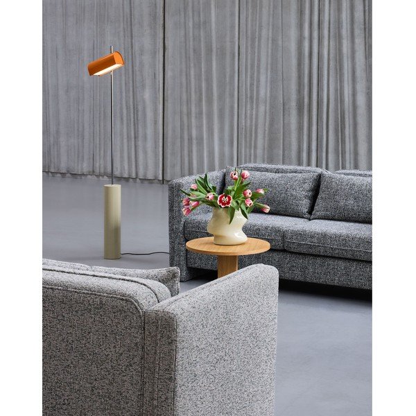 Lampadar portocaliu LED cu intensitate reglabilă (înălțime 160 cm) Reflector – Hübsch-image-1