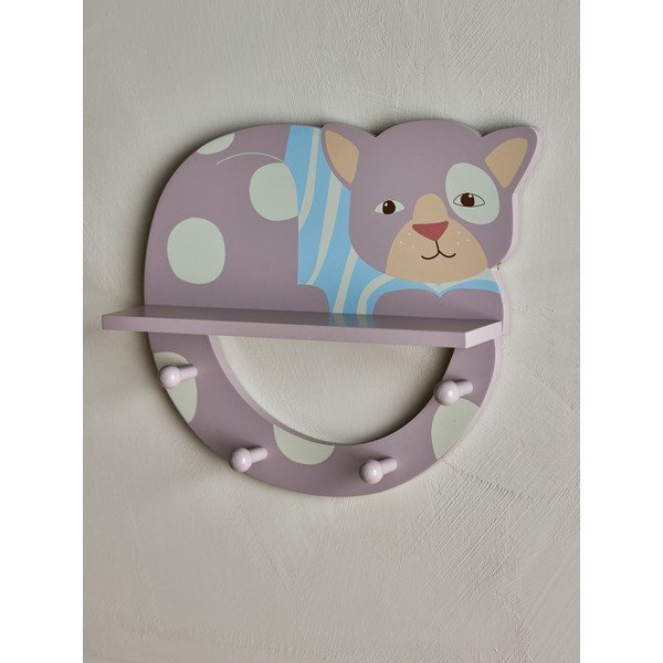 Cuier pentru copii gri pentru perete 36x31 cm Mille – Bloomingville Mini-image-1