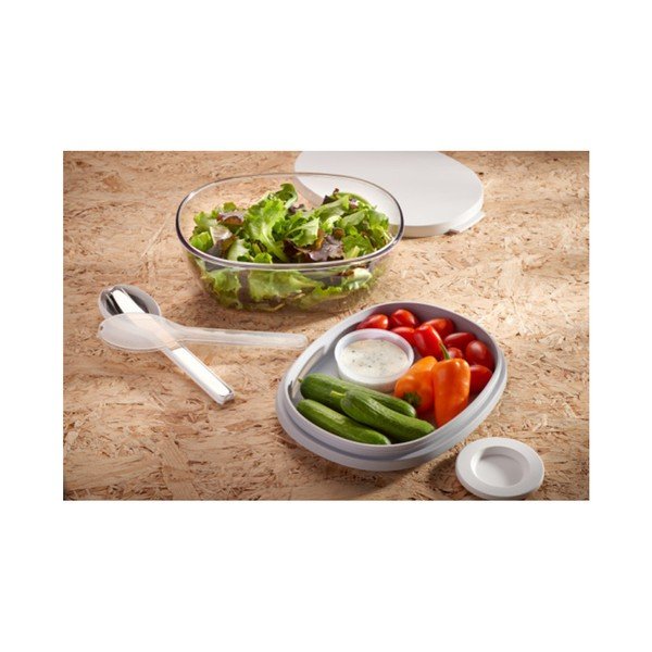 Cutie pentru salată cu capac albastru închis Mepal Ellipse-image-2