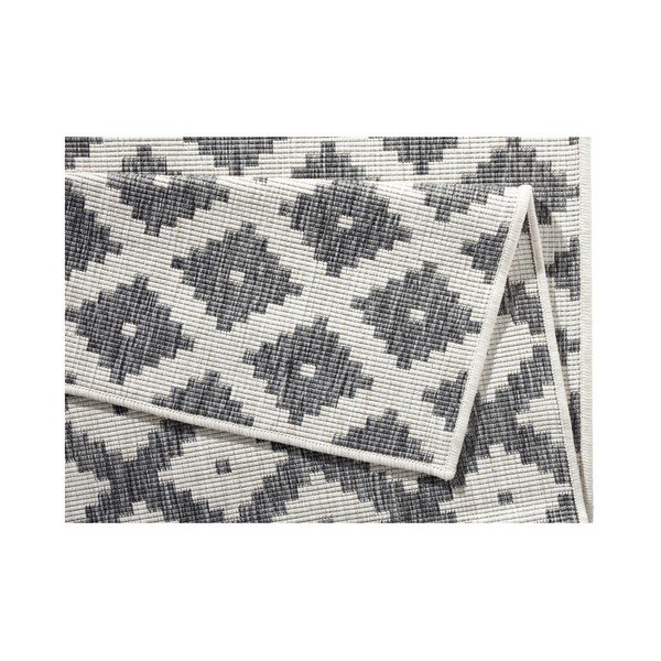 Covor reversibil adecvat interior/exterior Bougari Nizza, 80 x 150 cm, gri-crem-image-3
