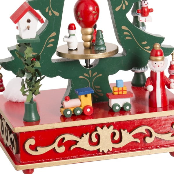 Figurină muzicală din lemn (înălțime 24 cm) Christmas Tree – Casa Selección-image-3