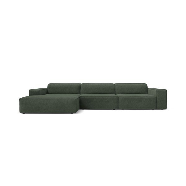 Colțar modular petrol (cu colț pe partea stângă/cu șezlong) Jodie – Micadoni -image-1