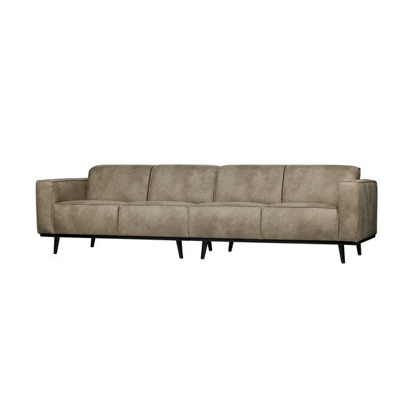 Canapea din piele artificială BePureHome Statement, 280 cm, gri-image-4
