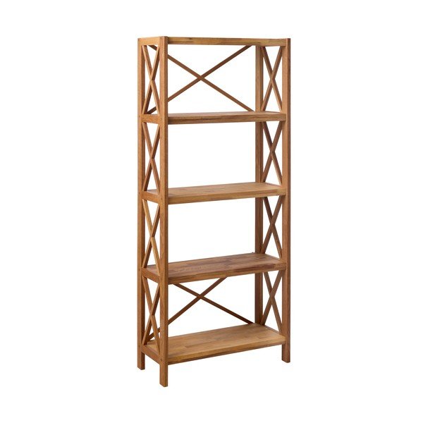 Etajeră în culoare naturală din lemn de stejar 70x161 cm X-Shelf – Unique Furniture-image-2
