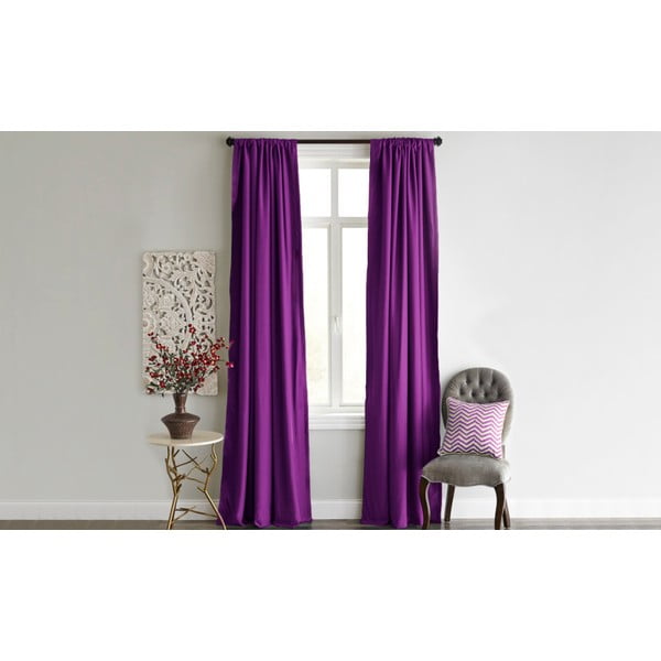 Draperie Home De Bleu Blackout Curtain, 140 x 240 cm, violet