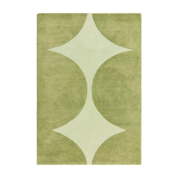 Covor verde handmade din lână 200x290 cm Canvas – Asiatic Carpets