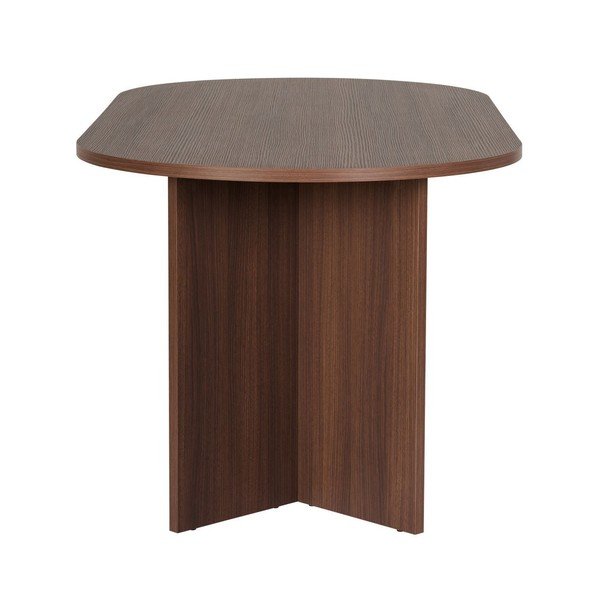Masă de dining cu aspect de lemn de nuc 89,5x180 cm Sablin – Kalune Design-image-4