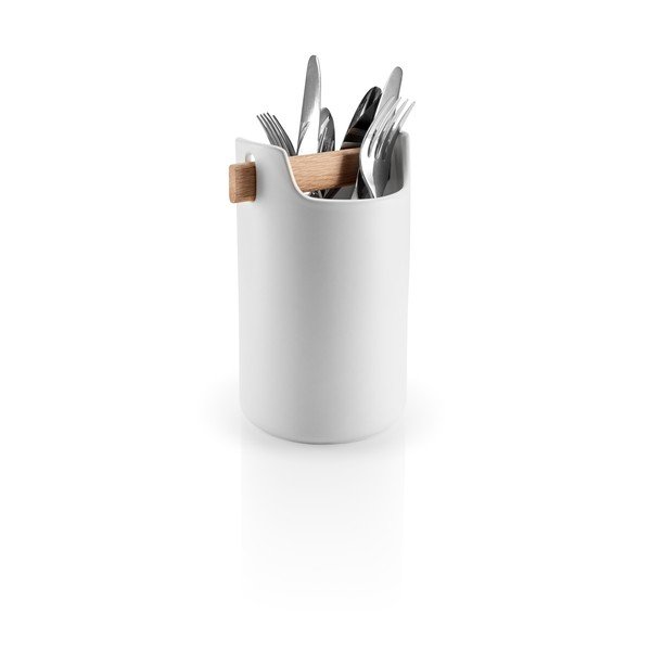 Organizator de bucătărie din ceramică Eva Solo Nordic, înălțime 20 cm, albă-image-2