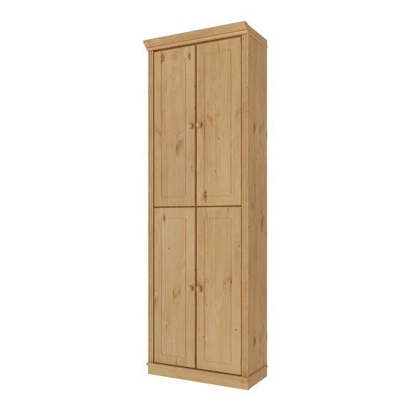 Dulap în culoare naturală deschisă din lemn de pin 74x223x37 cm Anita – Støraa-image-3