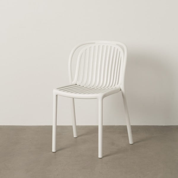 Scaun de dining alb din plastic Alia – Ixia-image-1