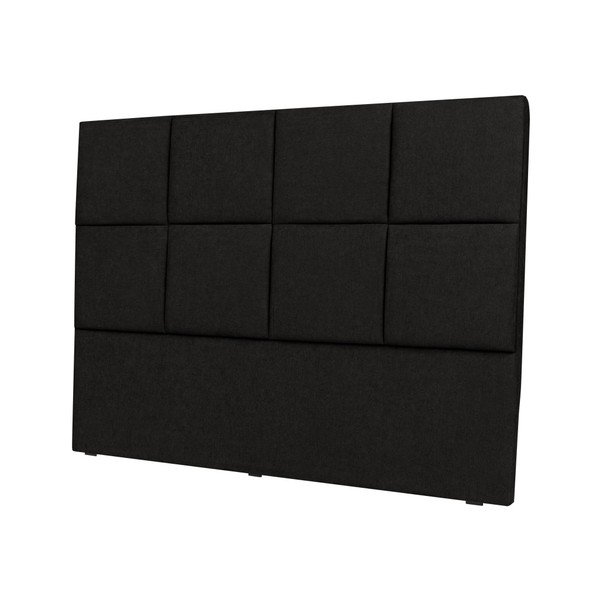 Tăblie de pat Mazzini Sofas Barletta, 140 x 120 cm, negru-image-3