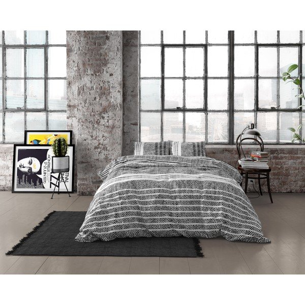 Lenjerie din flanelă pentru pat dublu Dreamhouse Caden, 200 x 220 cm-image-4