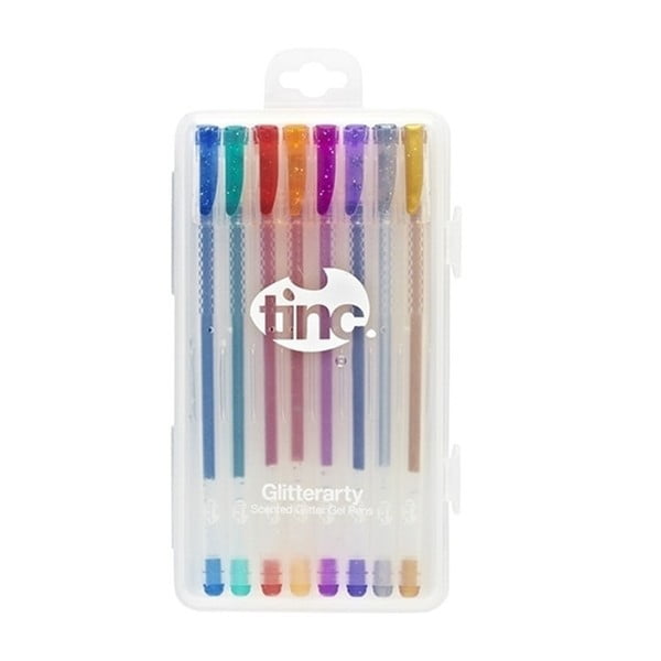 Set 8 pixuri cu gel parfumat în culori care sclipesc TINC Glitterarty