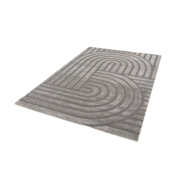 Covor gri 160x230 cm Snowy – Universal-image-4