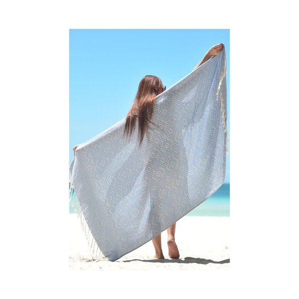 Prosop hammam Peak Blue, 95x180 cm-image-3