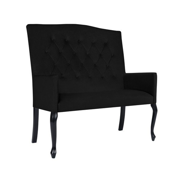 Canapea cu două locuri Micadoni Home Giuseppe, negru-image-4