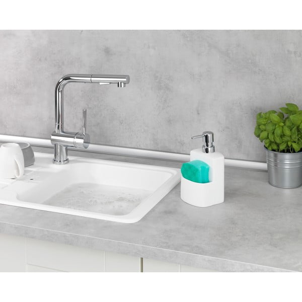 Dozator pentru săpun lichid Wenko Festival, alb-image-1