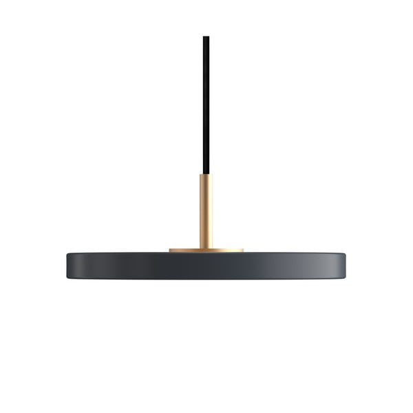 Lustră gri antracit LED cu abajur din metal ø 15 cm Asteria Micro – UMAGE-image-4