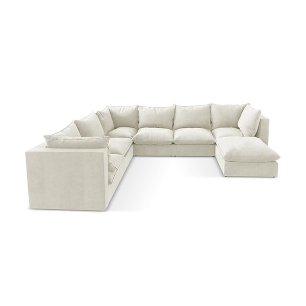 Colțar bej (cu colț pe partea stângă/în formă de "U") Manao – Makamii-image-2