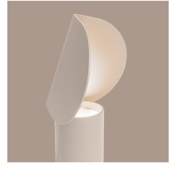 Veioză bej LED din aluminiu (înălțime 15 cm) BISCUIT – Thoro-image-2