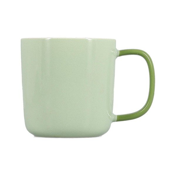 Cană verde new bone china 370 ml Mae – ONA