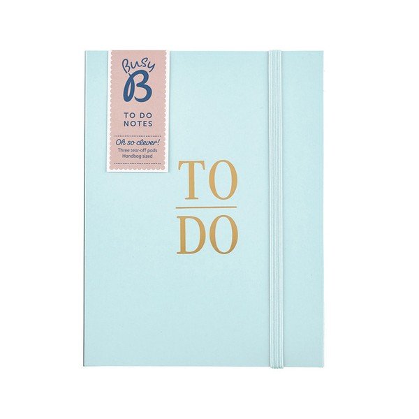 Agendă Busy B To Do Notes Contemporary, albastru deschis-image-1