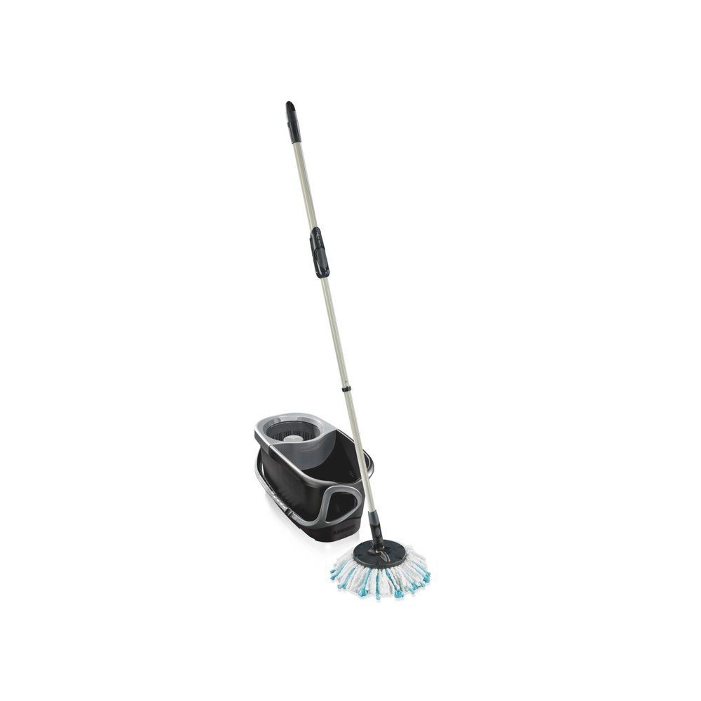 Mop rotativ cu găleată Clean Twist Disc Mop Ergo Black – LEIFHEIT