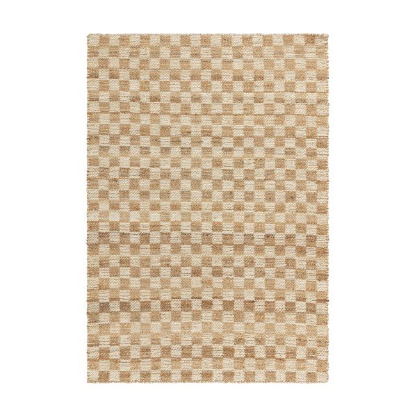 Covor în culoare naturală reversibil, țesut manual din iută 120x170 cm Naturi Natural – Asiatic Carpets