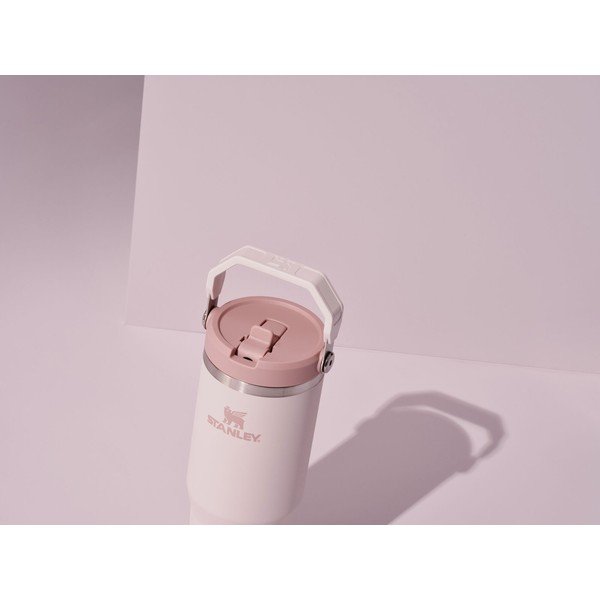 Termos roz deschis din oțel inoxidabil 410 ml IceFlow™ Flip Straw 2.0 Tumbler Rose Quartz – Stanley-image-4