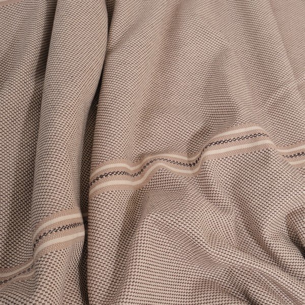 Prosop de baie din bumbac Foutastic Brunella, 70 x 130 cm, gri-bej-image-1