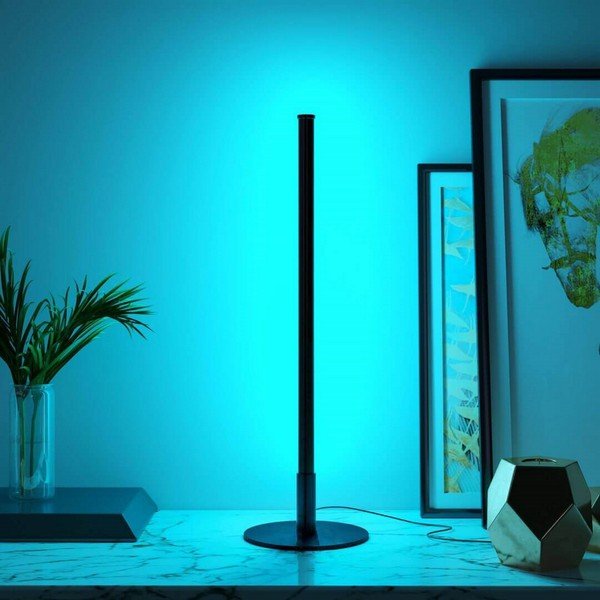 Veioză neagră LED cu control prin telecomandă din metal (înălțime 150 cm) Mini – Squid Lighting-image-3