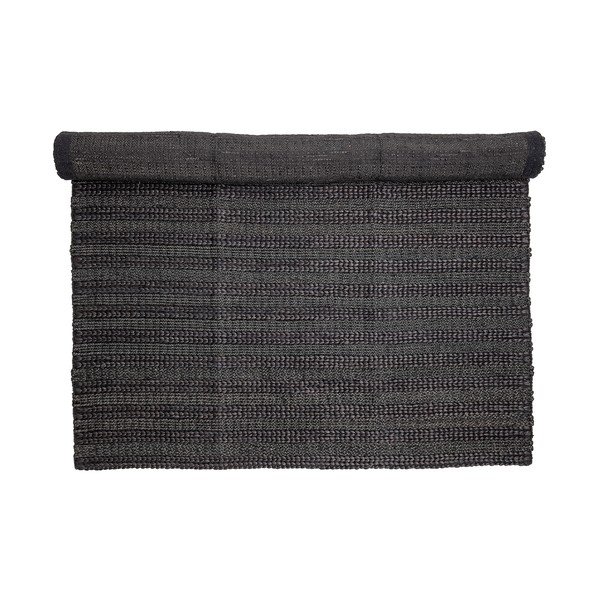 Covor din iută Bloomingville Standard, 150 x 210 cm, negru-image-2