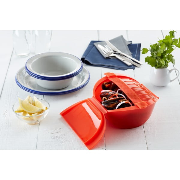 Recipient din silicon pentru gătire la aburi – Lékué-image-1