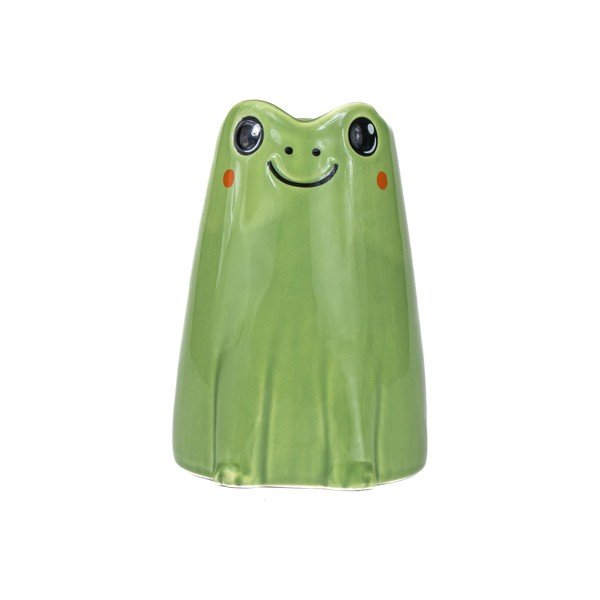 Vază verde din ceramică (înălțime 10 cm) Frog Mini – Sass & Belle