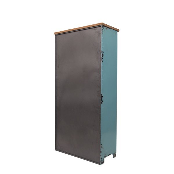 Dulap metalic Dutchbone Rusty, turcoaz-image-4