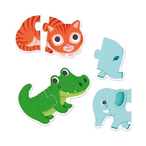 Puzzle pentru copii Djeco Duo Animals-image-2